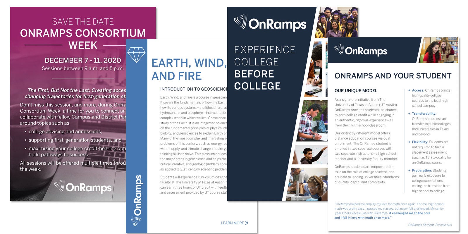 OnRampsMaterials OnRamps printed materials